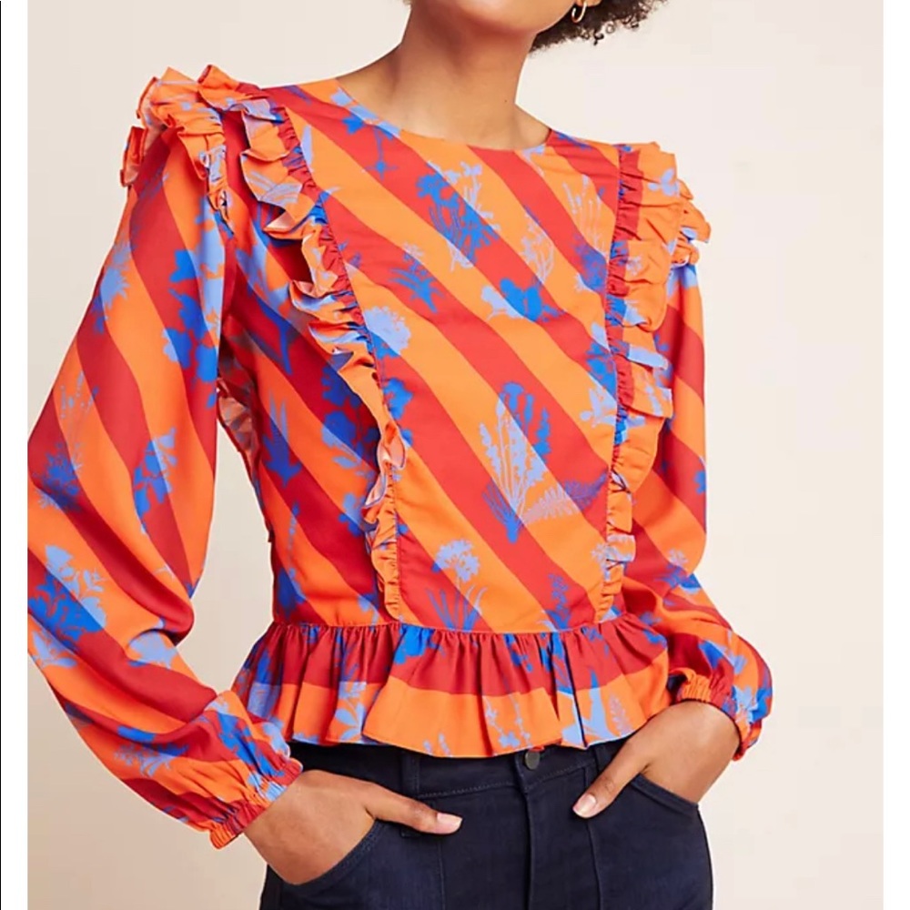 Anthropologie {Siddhartha Bansal} ruffle top